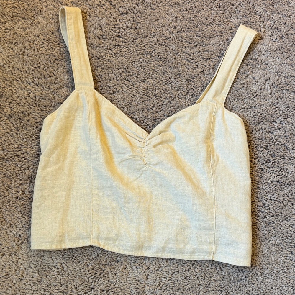 Abercrombie & Fitch Cream Tank Top